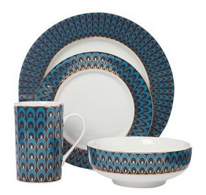 Pied a Terre Peacock dinner set