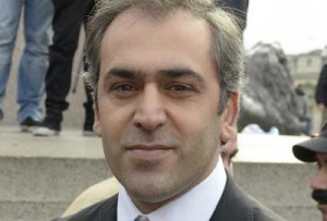 Israfil Erbil head of the UK Alevi Federation