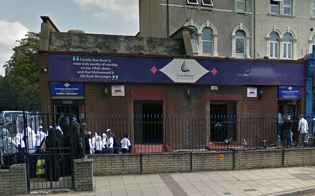 Lewisham Islamic Centre, popular with newly-converted Muslims, previously frequented by more radical worshippers