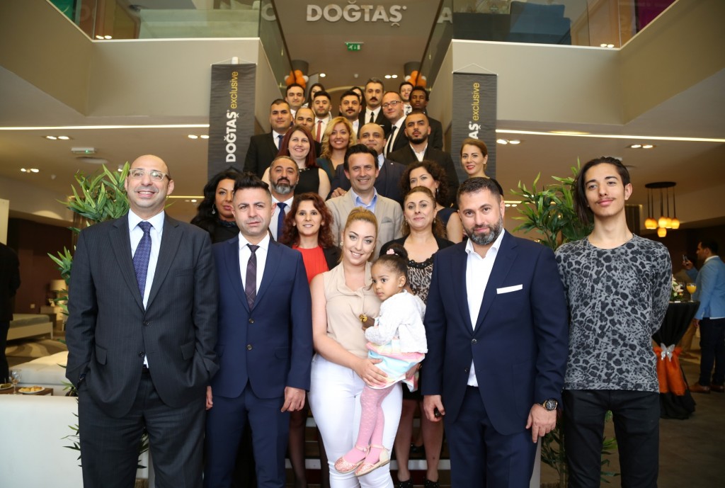 Doğtaş UK team at opening of Brent Cross store, 28 May 2016