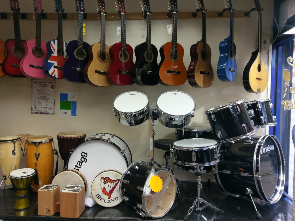 Find all kinds of traditional and contemporary instruments at Net Music in Stoke Newington