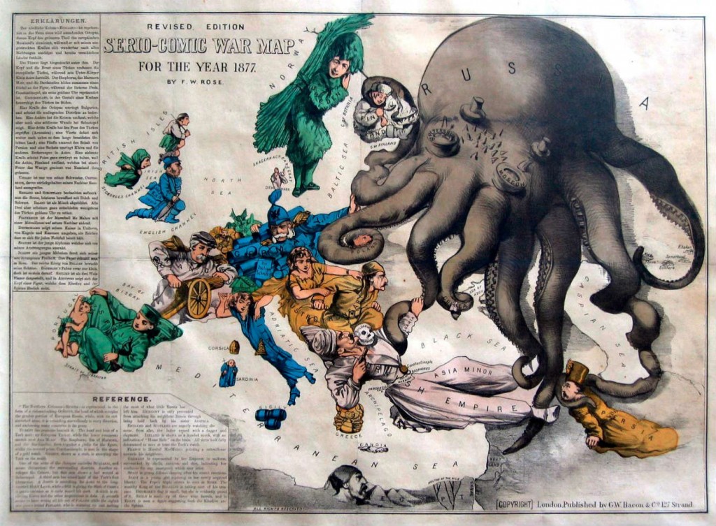 Anti-Russian_sentiment_Russo-Turkish_War-Europe_Map_1877_London_F-W-Rose