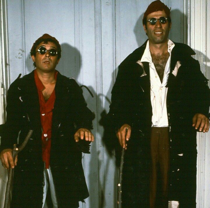 Halit Akçatepe and Kemal Sunal appear as blind beggars in comedy classic Şaban Oğlu Şaban (1977)