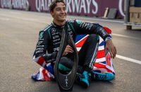 George Russell wins Azerbaijan Grand Prix by a whisker after dramatic Baku finale