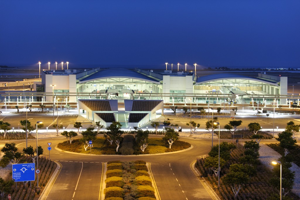 Larnaca Airport, built on Turkish Cypriot land. Photo: PaphosHotelBeach