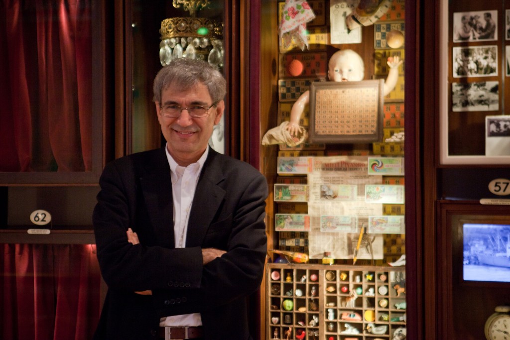 Orhan Pamuk at The Museum of Innocence. All rights belong to The Museum of Innocence