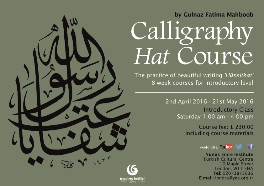 Calligraphy course poster_Mar16