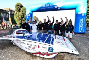 NEU team at SASOL Solar Challenge 2014