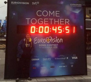 Suzanne Nuri in Stockholm counting down to the finals of Eurovision 2016