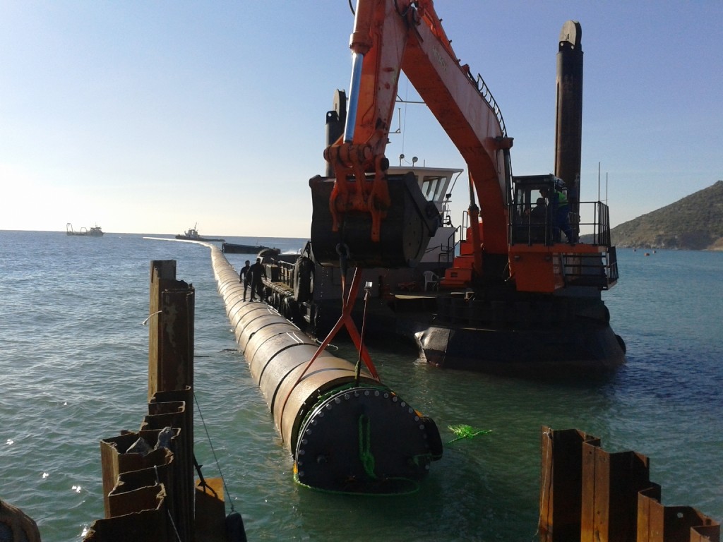 Smart' pipes will detect any damage to the pipeline. Photo: Detek Deniz Teknolojileri 