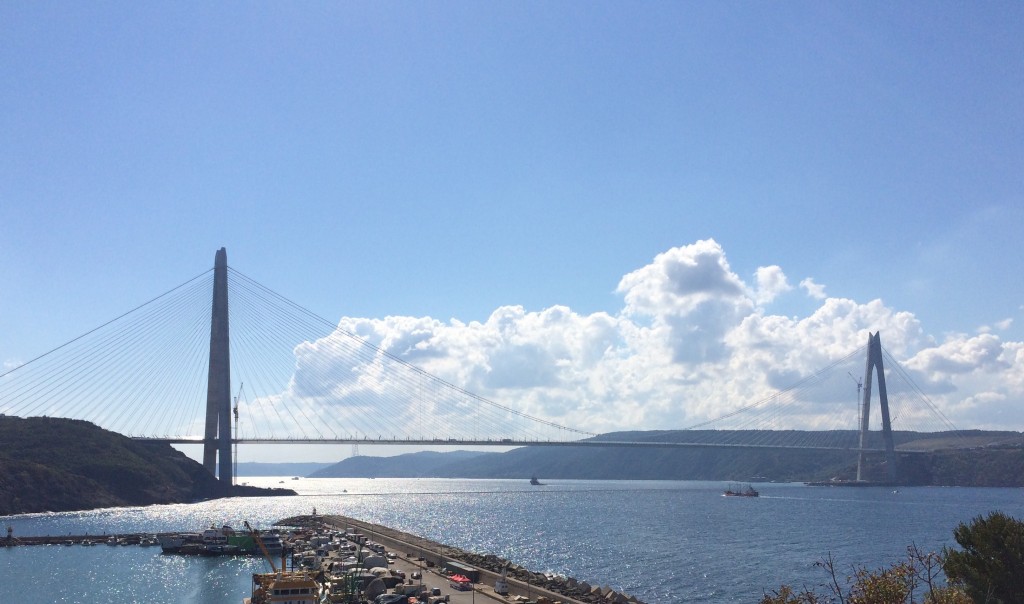 Yavuz Sultan Selim Bridge opened in Aug. 2016. Photo © vikipicture by CC