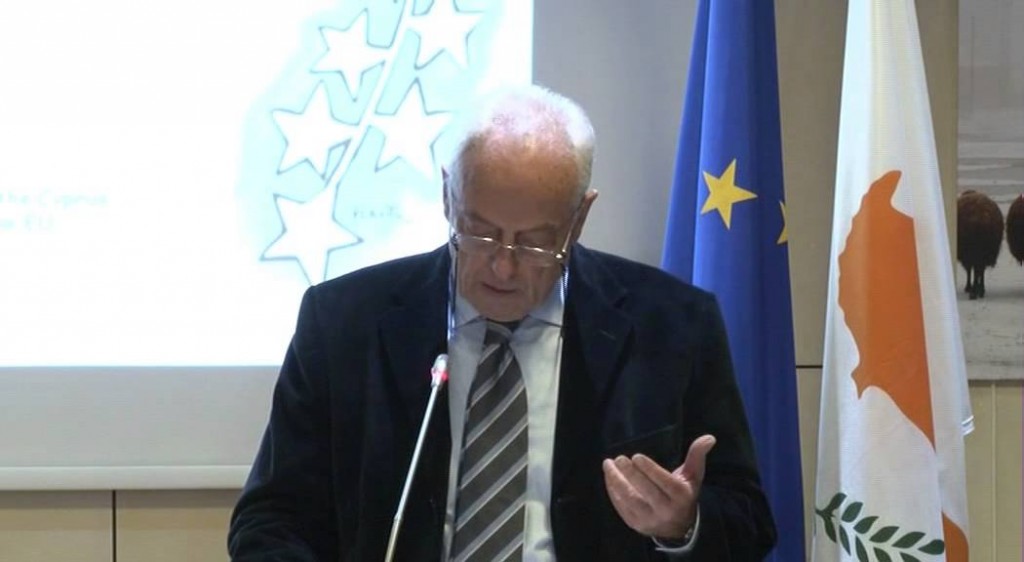 Dr Michalis Attalides speaking about EU Nobel Prize_EU Cyprus Presidency_ Dec12
