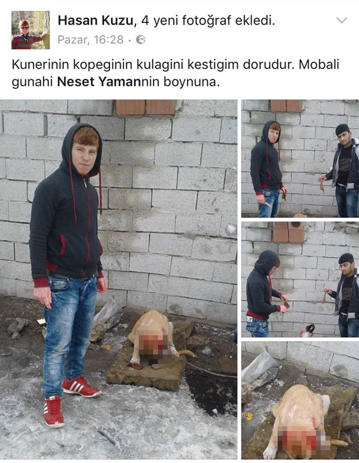 These photos were posted on Hasan Kuzu's Facebook account