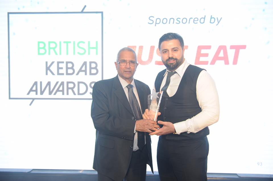 Skewd Kitchen's Mazlum Demir picks up Chef of the Year at the 5th British Kebab Awards