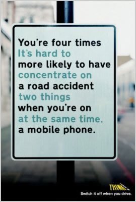 Safety notice - mobile phones