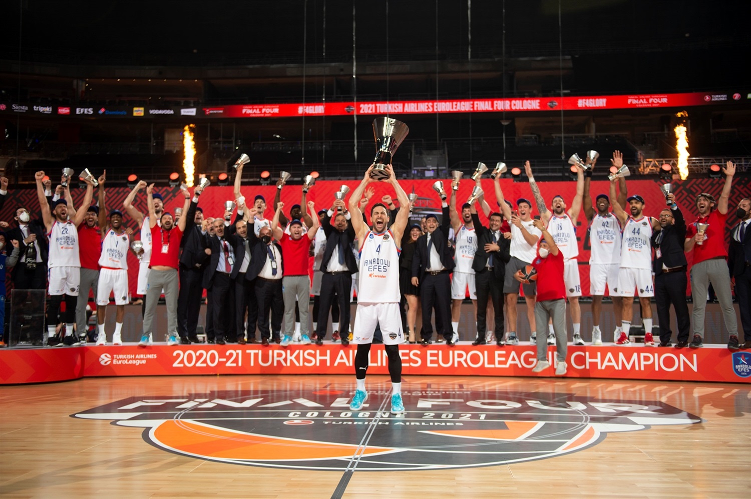 Anadolu Efes crowned EuroLeague basketball champions after beating Barcelona
